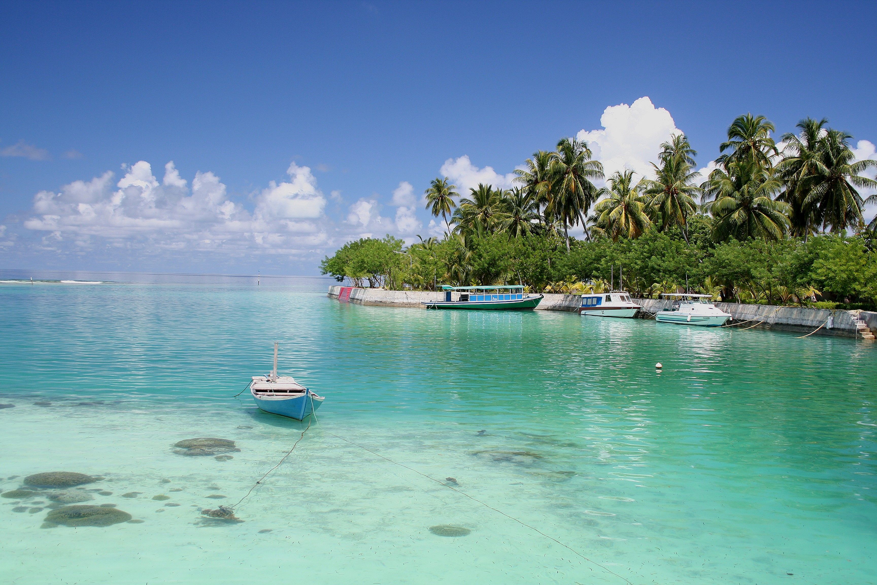 Meedhoo harbour and waterfront